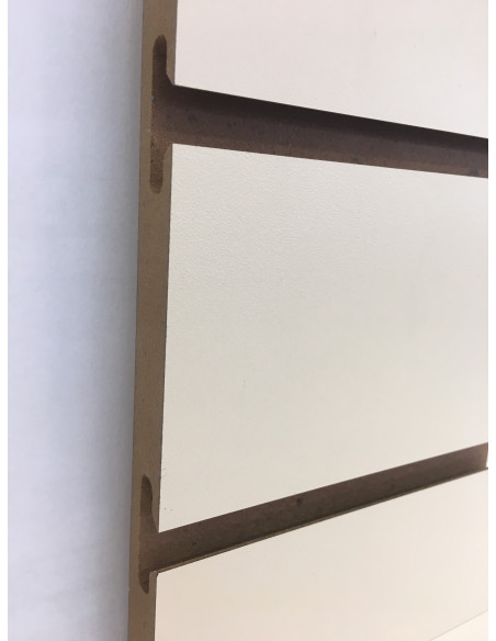 Slatwall board white colour 18MM