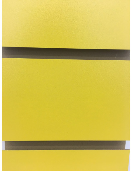 Slatwall yellow colour