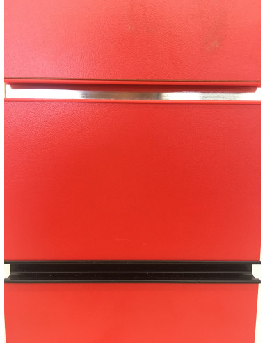 Slatwall panel red colour