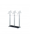 Six Stand Arms Clothing Rail Garment Rack Floor Stand -  Lazziano Clothing Display System